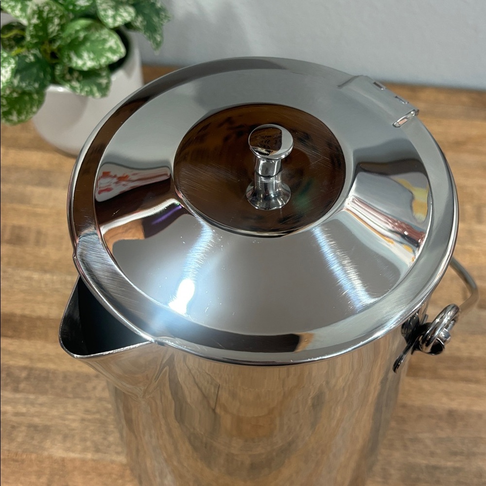 Large 11 inch ~ Stainless Steel Coffee/Tea Kettle ~ 18/10 Stainless Steel ~ HiA - Picture 2 of 10